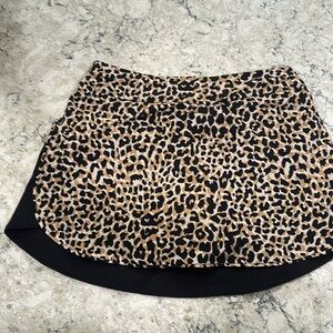 Outdoor voices leopard skort